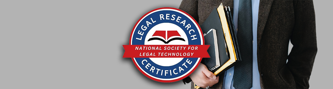 Legal Research Certificate Banner